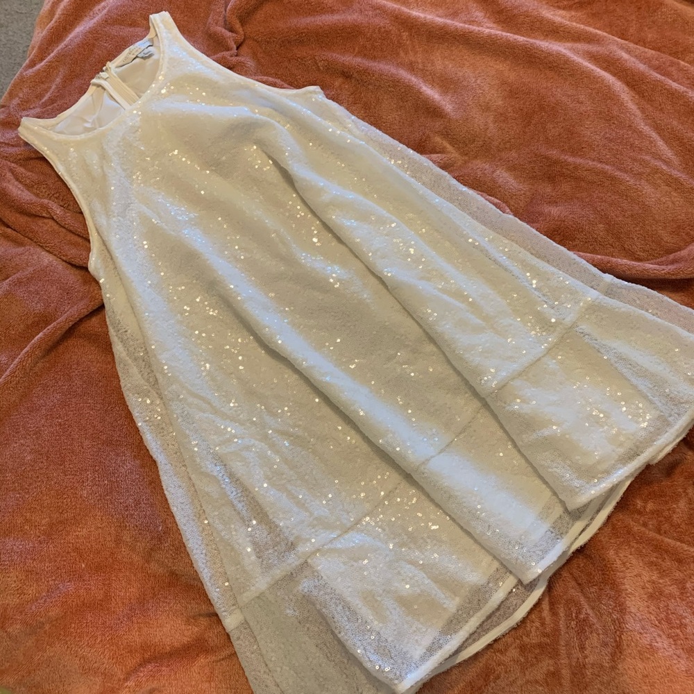 All over sequin dress
